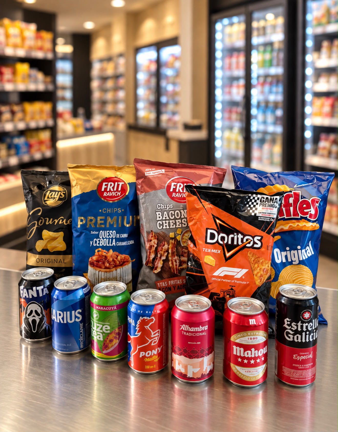 Snacks y botes